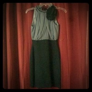 Ann Tayler Gray/Black Cocktail Dress